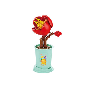Dify || Bloom Series || Begonia Flower Building Block Set || 46 Pcs || Compatible with Major Brick Brands