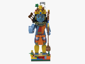 Dify Ram Ji Building Block Set, Indian Devotional Figure Model, Creative Construction Toy with Decorative Design, Cultural Building Activity for Home Display, Collection and Gifting