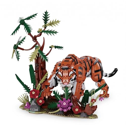 Dify Wildlife Animal Model Kit/Set Parent (Jungle Tiger Set 1650+ Pcs)