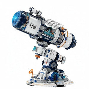 Dify Space Telescope Building Set with Lights, 995+ PCS Space Exploration Model Kit for Adults & Teens 14+, STEM Planet Telescope Display Toy, Creative Gift for Space Lovers