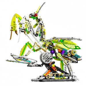 Dify Mechanical Mantis Building Set – 999+ PCS Light-Up Insect Model Kit, Articulated STEM Animal Construction Toy, Display Collectible Gift for Kids Teens & Adults