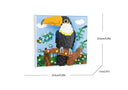 Dify Toucan Wall Art Building Blocks Set (1363+ PCS) | Complex for Ages 14+ | 3D Tropical Bird Mosaic Display Model | Home & Office Wall Décor