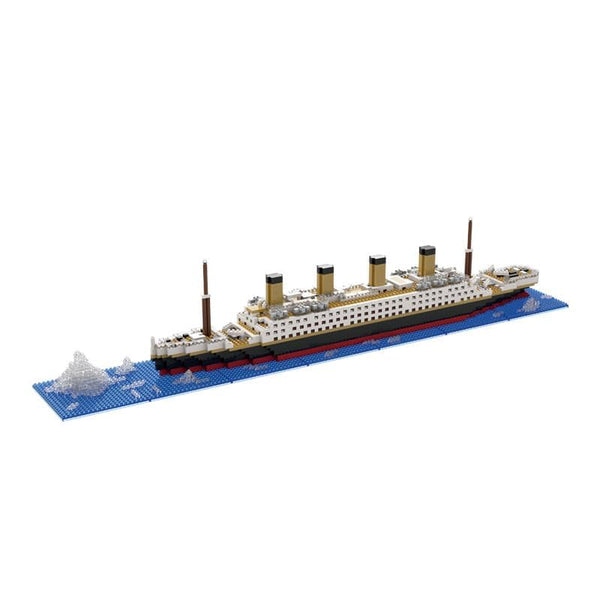 Dify Titanic Ship Micro Mini Building Blocks Set (1878 Pieces) – Detailed Ship Replica DIY Construction Toy for Ages 14+, STEM Collector Gift | 5 Year Structural Warranty