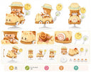 Dify Ginger Cat Rocking Ride Building Blocks Set 190+ Pcs | Cute Cartoon Animal Scooter Model | Creative Display Toy for Kids & Collectors