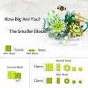 Dify Toy Mini Bricks Set Succulent Building Blocks Tree Model || (389+ Pcs)