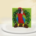 Dify Parrot Wall Art Building Blocks Set (2008+ PCS) | 3D Tropical Bird Mosaic Display Model | Complex for Ages 14+