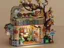 Dify New Year Roast Duck Store Building Blocks Set (1416+ PCS) | Chinese Street View Architecture Model Kit | Creative Display Décor for Teens & Adults | 5 Year Structural Warranty
