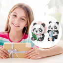 Dify Panda with Bamboo Building Blocks Set (350+ PCS) | Cute Animal Display Model | STEM Educational Construction Toy for Kids, Teens & Adults