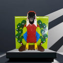 Dify Parrot Wall Art Building Blocks Set (2008+ PCS) | 3D Tropical Bird Mosaic Display Model | Complex for Ages 14+