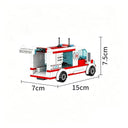 Dify City Hospital STEM 3-in-1 Building Block Set, 687 PCS Multi-Model Kit with Ambulance, Truck & Rescue Helicopter, City Series Construction Toy for Kids 6+