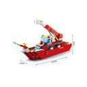 Dify 6-in-1 Ship Building Block Set Toys [Red] | STEAM Kit for Kids | Build Boats, Yachts & More (1000+ Pcs) | Birthday Gift for Boys & Girls