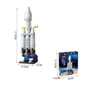 Dify Falcon Heavy Rocket Building Blocks Set (79 PCS) | Kids Space Series STEM Construction Toy Compatible with Major Brick Brands | 5 Year Structural Warranty