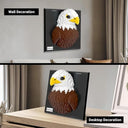 Dify Eagle Wall Art Building Blocks Set (1700+ PCS) | Complex for Ages 14+ | 3D Bird of Prey Mosaic Display Model | Home & Office Wall Décor