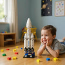 Dify Kids Space Series || Falcon Heavy Rocket Building Blocks Set || 79 Pcs || Compatible with Major Brick Brands