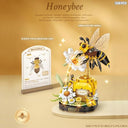 Dify Honeybee Insect Flower Building Blocks Set 526+ Pcs | LED Lights for Kids & Adults | STEM Educational Nature Toy for Kids & Adults