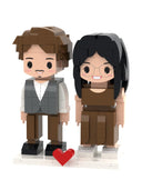 Dify Custom 2-Character Photo Building Blocks Set | Personalized Picture Mosaic Brick Art Kit | DIY Couple Memory Frame Gift