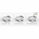 Dify Digital Kitchen Weighing Scale 5kg | 2-in-1 Detachable Bowl & Lid Design | 1g Accuracy | g/ml/oz/lb Units | Tare Function | LCD Display | Slim & Compact | 5 Years Warranty – Model K570 (White)
