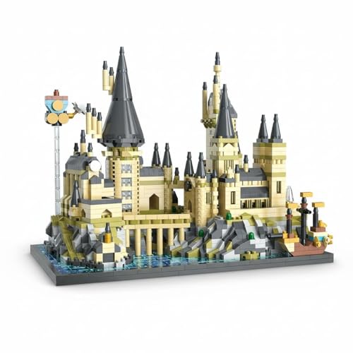 Dify Magic Castle Building Blocks Set (2700+ PCS) | Fantasy Medieval Architecture Model Kit for Teens & Adults | Detailed Collectible Display Décor