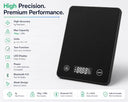 Dify Digital Kitchen Weighing Scale 5kg | 1g High Precision | g/ml/oz/lb Units | Tare Function | Ultra Slim Design | LCD Display | Auto Off | 5 Years Warranty (White)