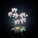 Dify Orchid Flower Building Blocks, Bouquet Building Kit || (581+ Pcs)