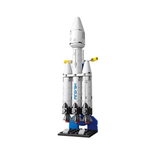Dify Falcon Heavy Rocket Building Blocks Set (79 PCS) | Kids Space Series STEM Construction Toy Compatible with Major Brick Brands | 5 Year Structural Warranty