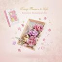 Dify Pink Bouquet Building Blocks Set (726+ PCS) | Artificial Flower Arrangement DIY Model Kit | Decorative Floral Blocks for Home & Office Décor