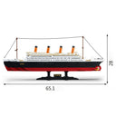 Dify Ship Building Blocks Set with Miniature Characters for Kids on Birthday, Children's Day, Special Occasions for Boys & Girls 481+ Pcs