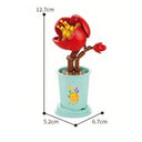 Dify || Bloom Series || Begonia Flower Building Block Set || 46 Pcs || Compatible with Major Brick Brands