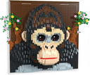 Dify Orangutan Wall Art Building Blocks Set (1810+ PCS) | Complex for Ages 14+ | 3D Wildlife Mosaic Display Model | Home & Office Wall Décor