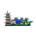 Dify Chinese Pagoda Architecture Micro Blocks Set, 943+ PCS (Complex only for 14+) | Traditional Pagoda, Pavilions & Landscape Garden Model | Creative STEM Construction Toy & Display Décor | 5 Year Structural Warranty