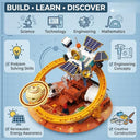 Dify Solar Powered Rover Building Blocks Set (354+ PCS) | STEM Space Exploration Vehicle Model Kit | Educational Construction Toy for Kids | 5 Year Structural Warranty