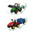 Dify 4-in-1 Tractor Building Block Set, 1010+ PCS Farm Vehicle Construction Kit with Tractor, Harvester & Attachments, STEM Toy Gift for Kids & Teens