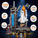 Dify Large Space Shuttle Building Block Set with Launch Pad, 4392+ PCS Space Exploration Construction Kit, STEM Engineering Model for Teens & Adults,