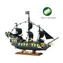 Dify Skeleton Pirate Ship Building Block Set (1576+ Pieces) – Detailed Ghost Pirate Ship Model Kit, Collectible Desktop Display, Creative Construction Toy & Gift for Adults and Teens