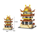 Dify || Ocean Chinese Architecture Series || Tianxin Pavilion Building Block Set || 167 Pcs || Compatible with Major Brick Brands