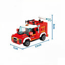 Dify 4-in-1 Fire Truck Building Block Set, 942+ PCS Multi-Model Fire Rescue Vehicle Kit with Fire Engine & Equipment, STEM Construction Toy for Kids & Teens