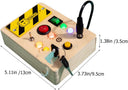 Dify || Montessori Wooden Busy Board with Speaker || Variable Theme Stickers