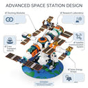 Dify Solar Powered Space Station Building Blocks Set (326+ PCS) | STEM Space Exploration Model Kit | Educational Construction Toy for Kids