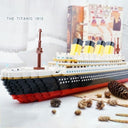 Dify Big Titanic Ship Micro Mini Building Blocks Set with LED Light (3688 Pieces, Complex only for 14+) – DIY Construction Toy, Ship Replica, STEM Gift | 5 Year Structural Warranty