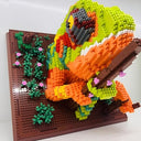 Dify Chameleon Wall Art Building Blocks Set (2691+ PCS) | Complex for Ages 14+ | 3D Reptile Mosaic Display Model | Home & Office Wall Décor
