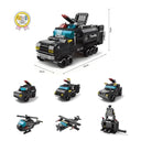 Dify 6-in-1 SWAT Truck Building Block Set Toys | STEAM Kit for Kids | Build Armored Trucks & Tactical Vehicles (1000+ Pcs) | Birthday Gift for Boys & Girls