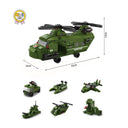 Dify 6-in-1 Military Aircraft Building Block Set Toys | STEAM Educational Kit for Kids | Fighter Jets, Bombers (1000+ Pcs) | Birthday Gift for Boys & Girls