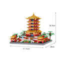 Dify Yellow Crane Tower Building Blocks Set – 1800 PCS ABS Construction Toy, Large Engineering Crane Model, STEM Educational Building Kit for Kids & Adults
