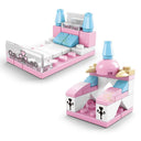 Dify 6-in-1 Mini Castle Building Block Set, 131 PCS Creative Castle Construction Toy, Educational STEM Building Kit for Kids 3+, | 5 Year Structural Warranty