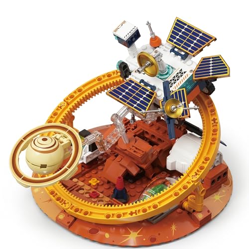 Dify Solar Powered Rover Building Blocks Set (354+ PCS) | STEM Space Exploration Vehicle Model Kit | Educational Construction Toy for Kids