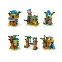Dify 6-in-1 Tree House Building Blocks Set (1000+ Pieces) | STEAM Learning Construction Kit for Kids | Build Treehouses, Jungle Camps & Nature Adventures | 5 Year Structural Warranty