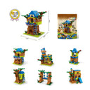 Dify 6-in-1 Tree House Building Blocks Set (1000+ Pieces) | STEAM Learning Construction Kit for Kids | Build Treehouses, Jungle Camps & Nature Adventures