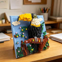 Dify Toucan Wall Art Building Blocks Set (1363+ PCS) | Complex for Ages 14+ | 3D Tropical Bird Mosaic Display Model | Home & Office Wall Décor