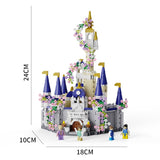 Dify Pink Princess Castle Building Blocks Set â€“ 1000 PCS STEM Building Toys for Girls Ages 6â€“12, Creative Castle & Carriage Playset, Educational Construction Toy Gift