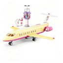 Dify Passenger Airplane Building Block Set with LED Light, 384+ PCS Airport Playset, STEM Toy for Kids Micro Blocks, 5-Year Structural Warranty